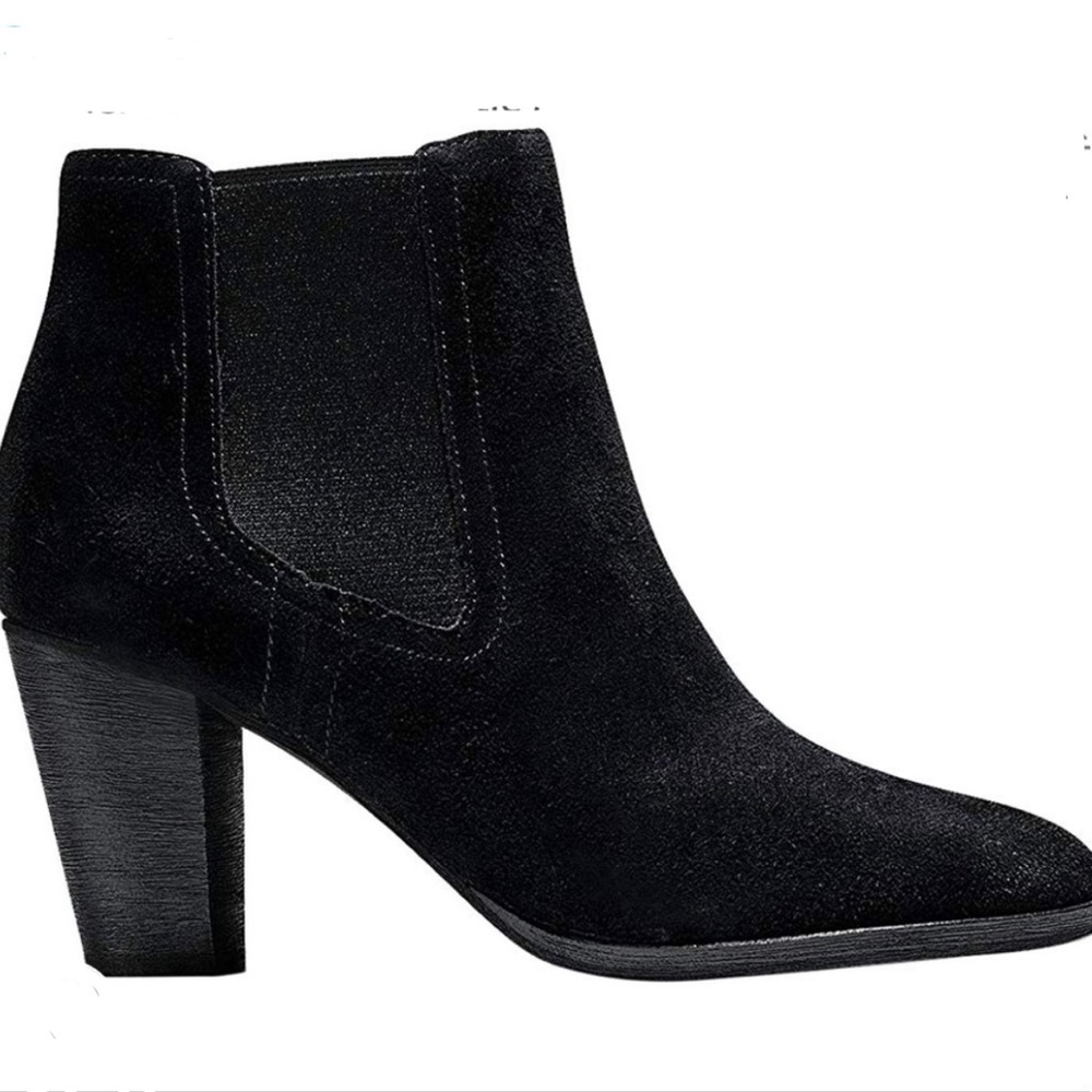 Cole Haan Black Suede Booties